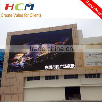 china supplier/manufacturer led Display screen outdoor price/led large video wall for advertising