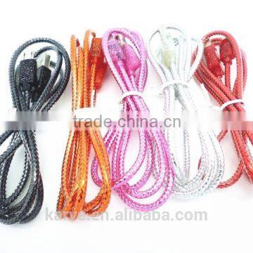 New fashion colorful micro perfume cable micro micro usb data cable download usb data cable