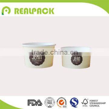 Small frozen yogurt ice cream tasting cup