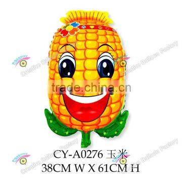 2016 corn shaped foil balloons light helium balloons