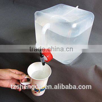 LDPE folding water container/collapsible water carrier