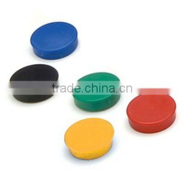 Planning magnet,plastic coated magnet,round magnetic button,whiteboard accessories,memo magnet,20mm,30mm,40m