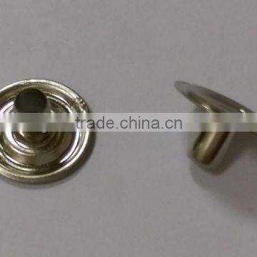The Outdoor Wear Use Plastic Covered Top Metal Ring Snap Button