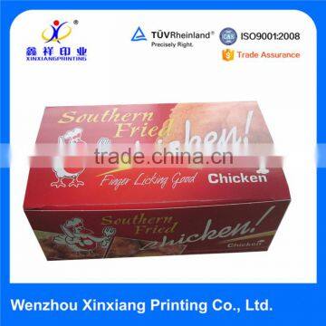 Custom disposable food packaging Fried Chicken box for take away