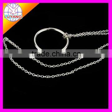 easy to learn magic tricks props ring chain magic trick factory sale