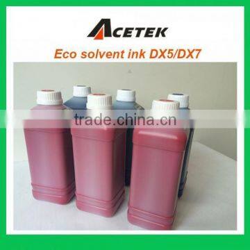 Eco solven ink for epson dx 5 head galaxy ud