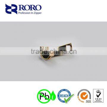 RORO14120909#5 Zinc Alloy Gold Brass Zipper Silder and Puller Design photo-2