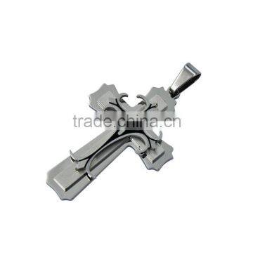 Kindy Jewelry JCN0328 High Quality Stainless Steel Cross Necklace Pendant photo-4