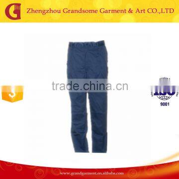 cotton working trousers/blue wear trousers