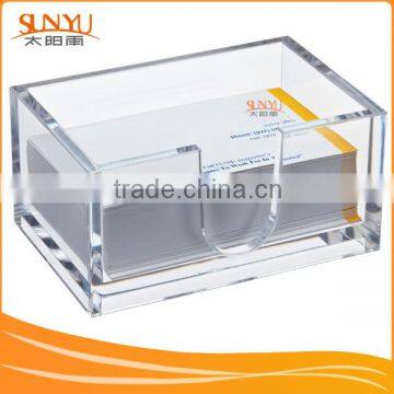 Simple Transparent Business Name Card Holder Acrylic Display Box