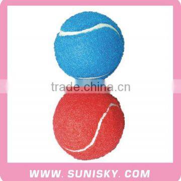 colored dog tennis ball