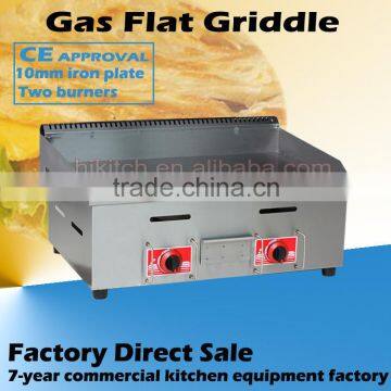 Factory hot sale kitchen equipment teppanyaki griddle cast iron propane griddle