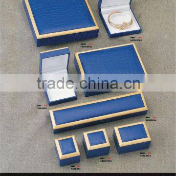 high quality fashion blue plastic jewellery boxes