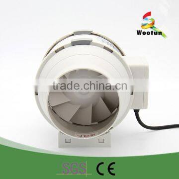 China factory Plastic Blade Material silent inline fan