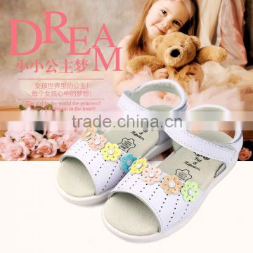 2016 new girls summer sandals leather sandal Flower Princess Baby sandals eplosion one generation