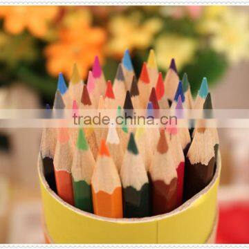 new product/fashion pencil/Color paper tube packaging/wooden colored pencils