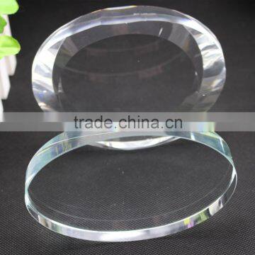 High Quality Round Shape Crystal Blank Block