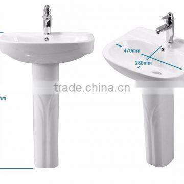 DNS L-60201 Fish Pattern Ceramic Color Wash Basin Sink photo-2