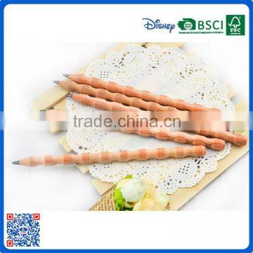 Funny Design Calabash Shaped Cedar Wooden HB Flexible Pencil for School or Artiest