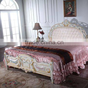 Palace Royal Queen Bed Cheap European Style Home Furniture Accept Oem Handmade Furniture photo-2