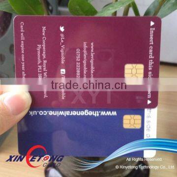 SLE4442 PVC Contact IC card with Factory Price