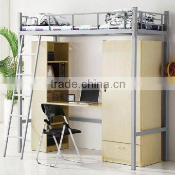 apartment/flat bed with desk and bookcase for students SB-03