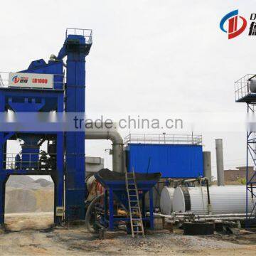 high metering accuracy LB1000 asphalt batch mix plant