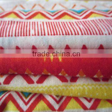 100% Polyester knitted fabric,colorful design knitted fabric for summer dress