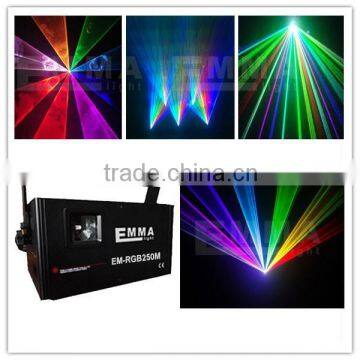 3000mw mini size DMX ILDA stage RGB laser light, Dj disco night club outdoor christmas laser light