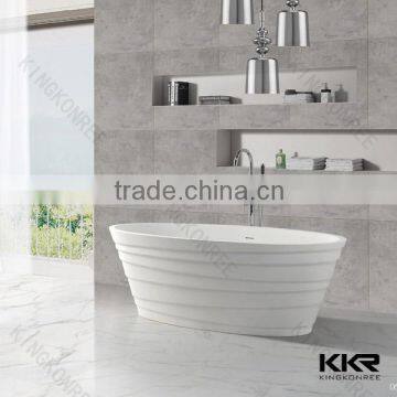 Spa/Sauna room bathtub white color floor standing bathtub for shower