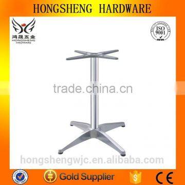 Factory Price Aluminium Cross Leg Table Base HS-A127 Hot Sale Item