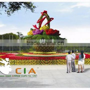 China Supplier Artificial man-made green sculpture