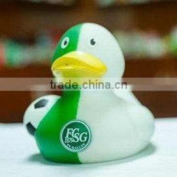 CE Shenzhen making promotional football rubber duck