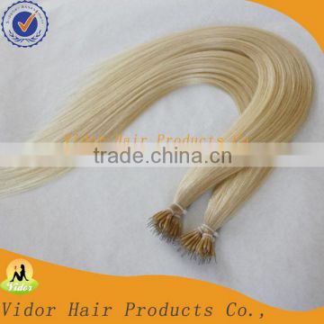 Wholesale Remy 0.8g Strand Nano Tip Human Hair