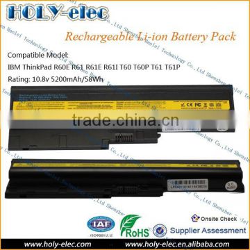 Grand A 6 Cells Battery For IBM ThinkPad Laptop R60E R61 R61E R61I T60 T60P T61 T61P