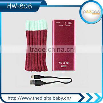 2015 hottest electrical goods 1050mah hand warmer and power bank hot sale