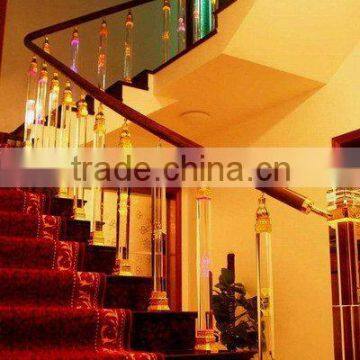 Decorate Crystal Glass Staircase