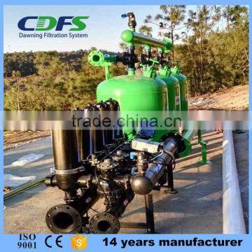 River water source sand filter and disc filters agricultural drip irrigation filter