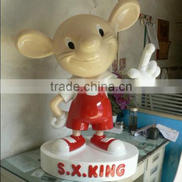 Fiberglass Mascot for Front Door Promotion Fiberglass S X KING