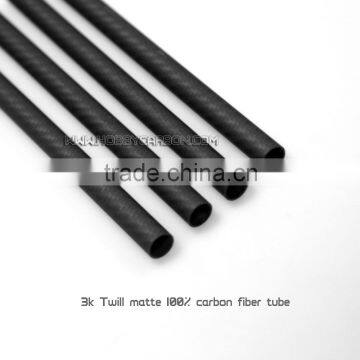 CNC customized 3k twill matte 100% carbon fiber telescopic tube, carbon fiber telescopic tube