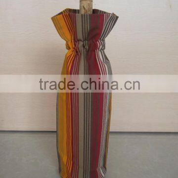 special recycled fancy cotton wine bag for bottle