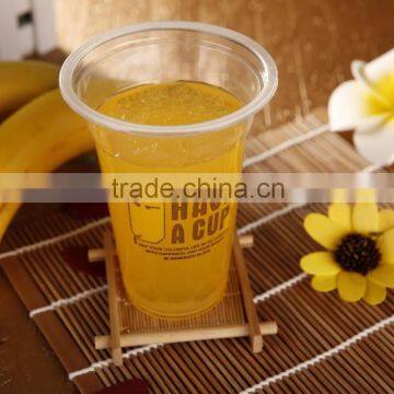 printed pp plastic cups/clear cyrstal plasitc cups/pp cups with lids