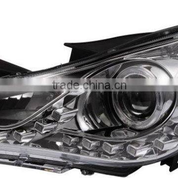 hyundai sonata 2011 up angel eye led type front light