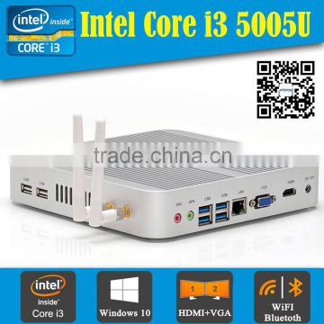 Cheap minicomputer i3 Intel core i3-5005U 2.0GHZ Intel HD5500 1080P resolution dual DDR3 laptop memory+4K+4COM+2HDMI                        
                                                Quality Choice