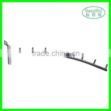 Wholesale price shop equipment slatwall hanging clothes rack/clothes hanging hook