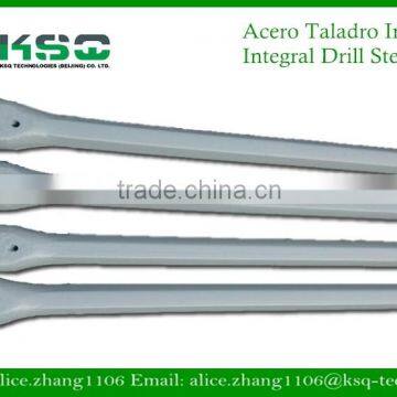 chisel bit integral rod