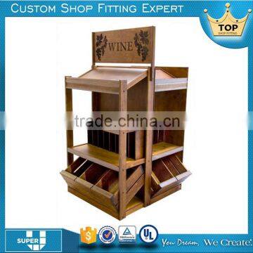 China Factory Made Custom Design High Quality Wooden Wine Racks