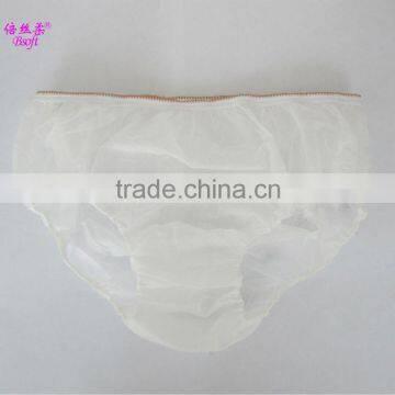 Beautiful Nonwoven Disposable Panty For Men Women Spa Massage Brief with nice ribs