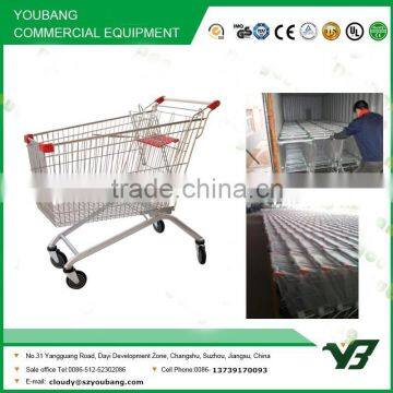 Galvanize Supermarket shopping cart / shopping trolley 80L