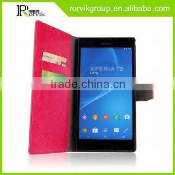 pc Mobile Phone Case Card Holder for Sony Xperia T2 Ultra photo-5